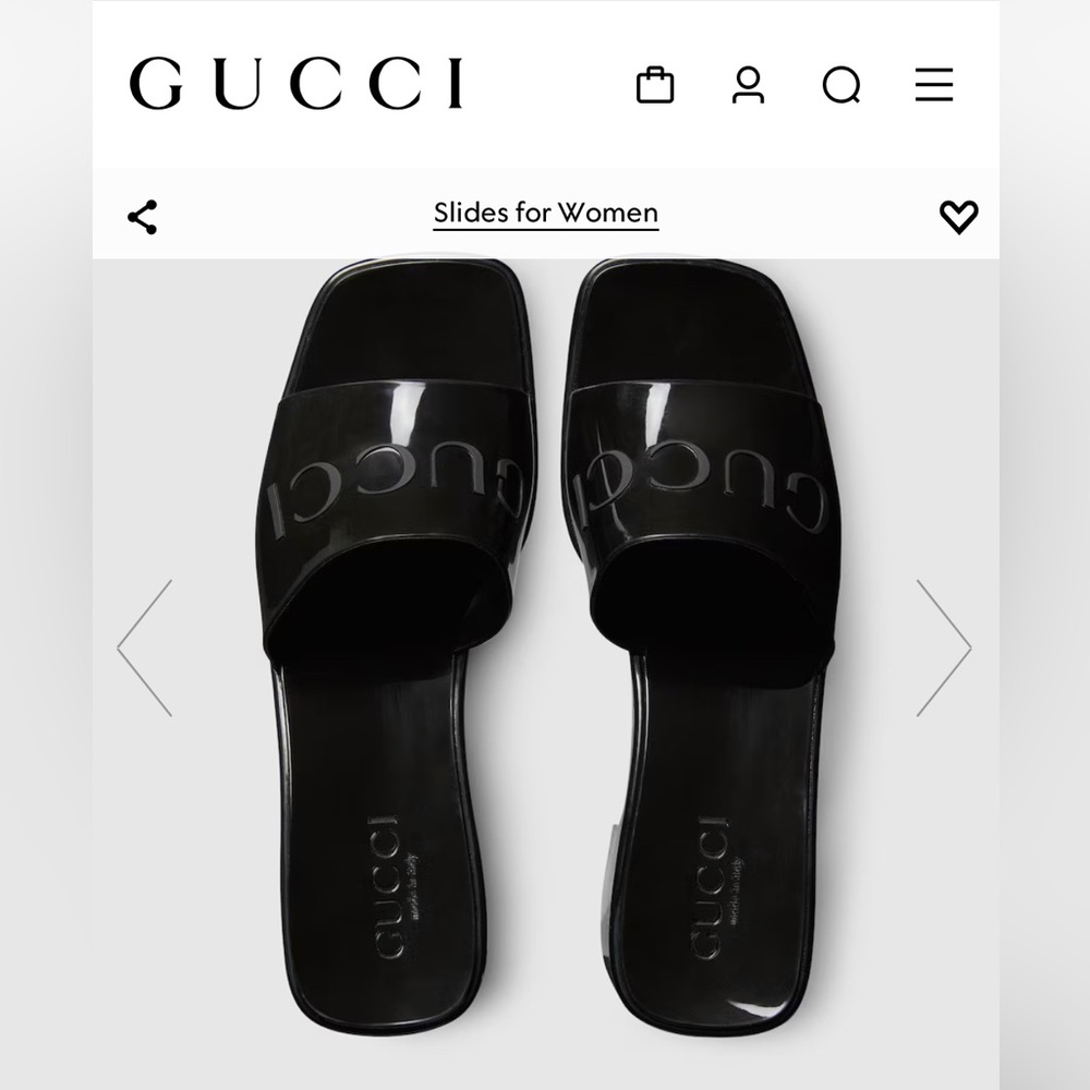 Gucci Women’s Jelly Sandal size 8